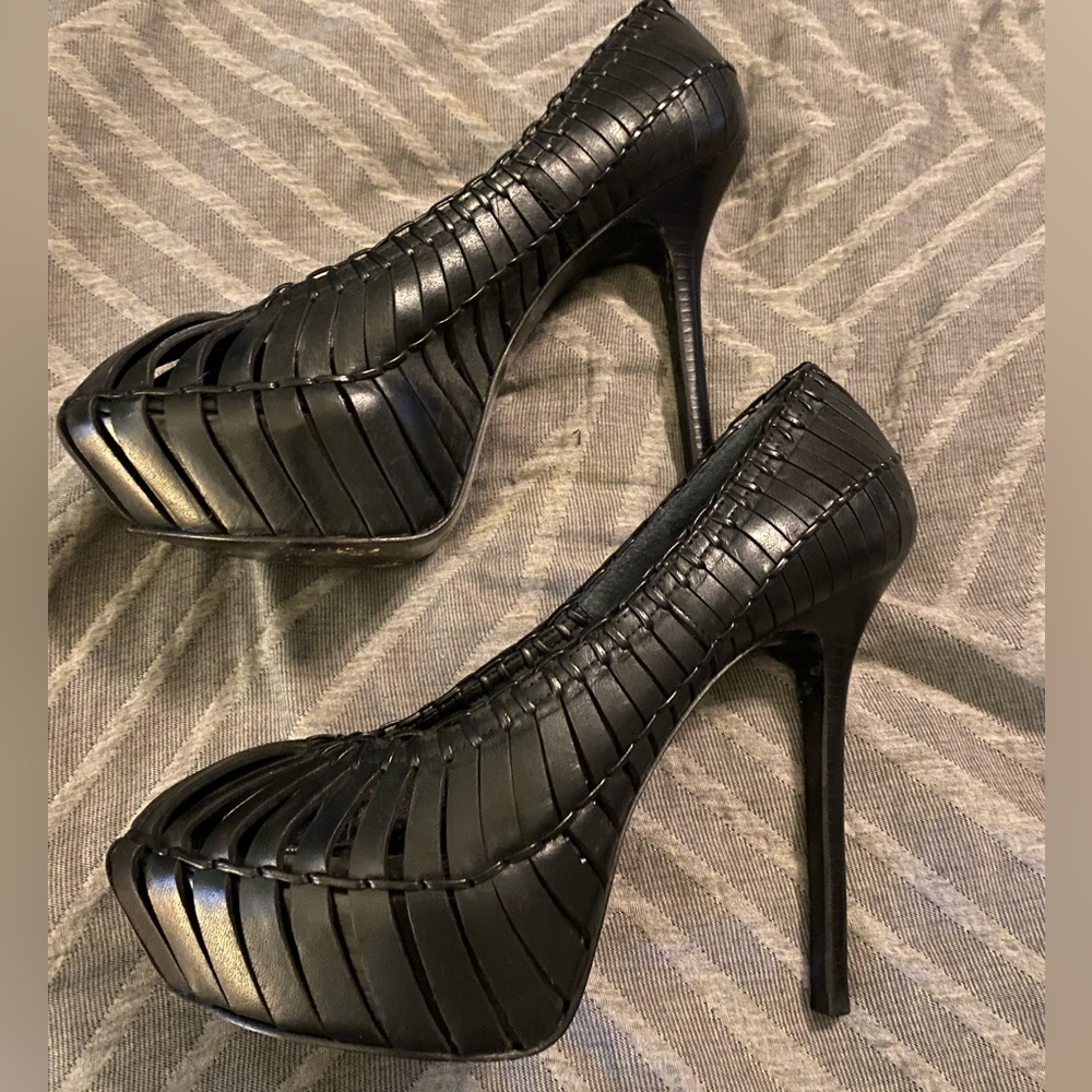 Platform stiletto heels - size 8